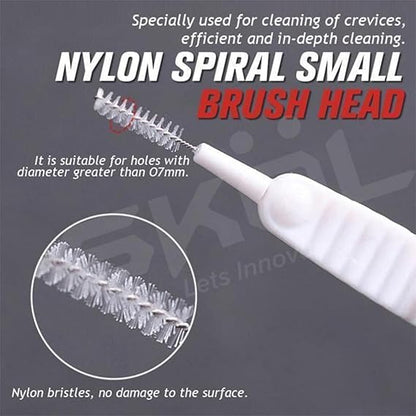 10 PCS SHOWER HEAD CLEANING BRUSH REUSABLE SMALL BRUSH PHONE HOLE ETC