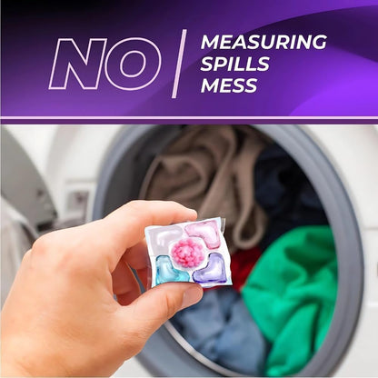 Laundry Pods – All-in-1 Stain Removal, Brightening, Softening & Fresh Aroma | Pack Of 30 Pcs