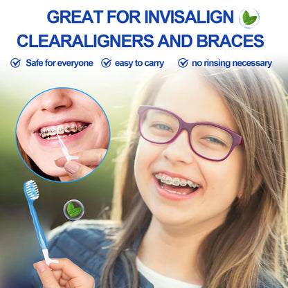 5-in-1 Pre-Pasted Mini-Travel Toothbrushes | Pack OF 5 pcs
