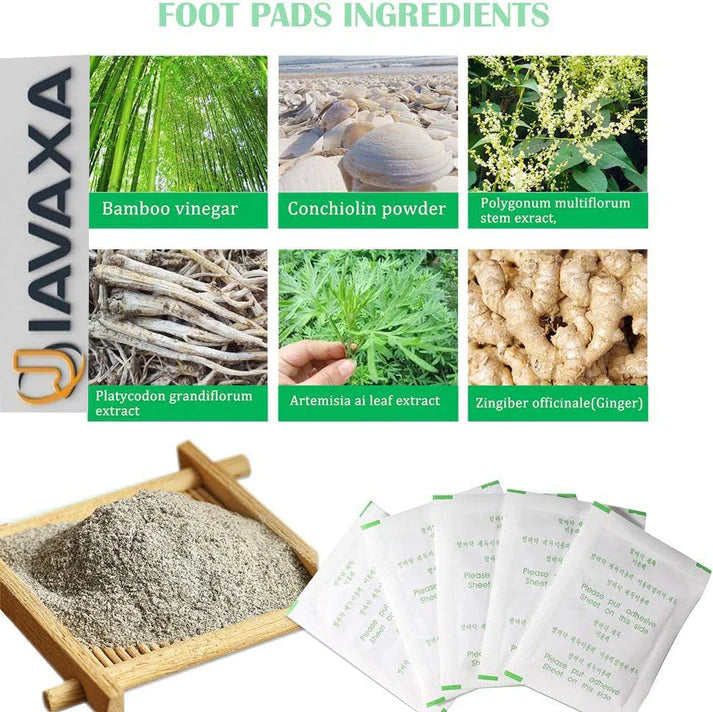Deep Cleansing Foot Pads for Detox & Relaxation | Internal Toxin Removal, Pain Relief, Better Sleep & Circulation for Men & Women