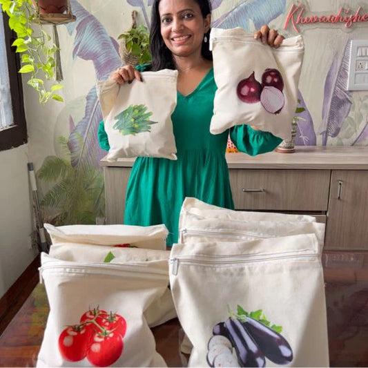 Vegetables Bags| Pack OF 6 Pcs