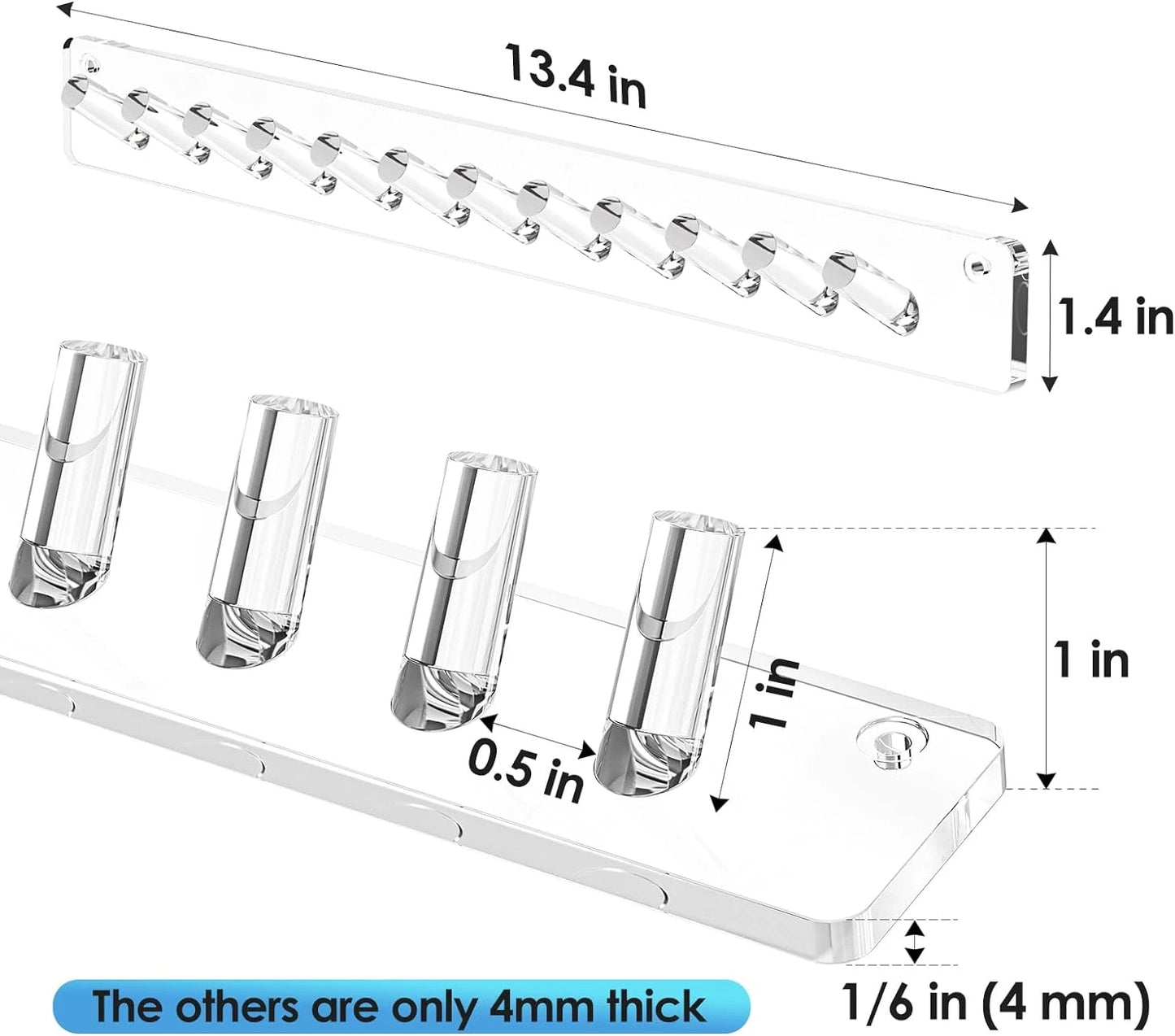Necklace Holder Wall Necklace Organizer, Pack OF 3